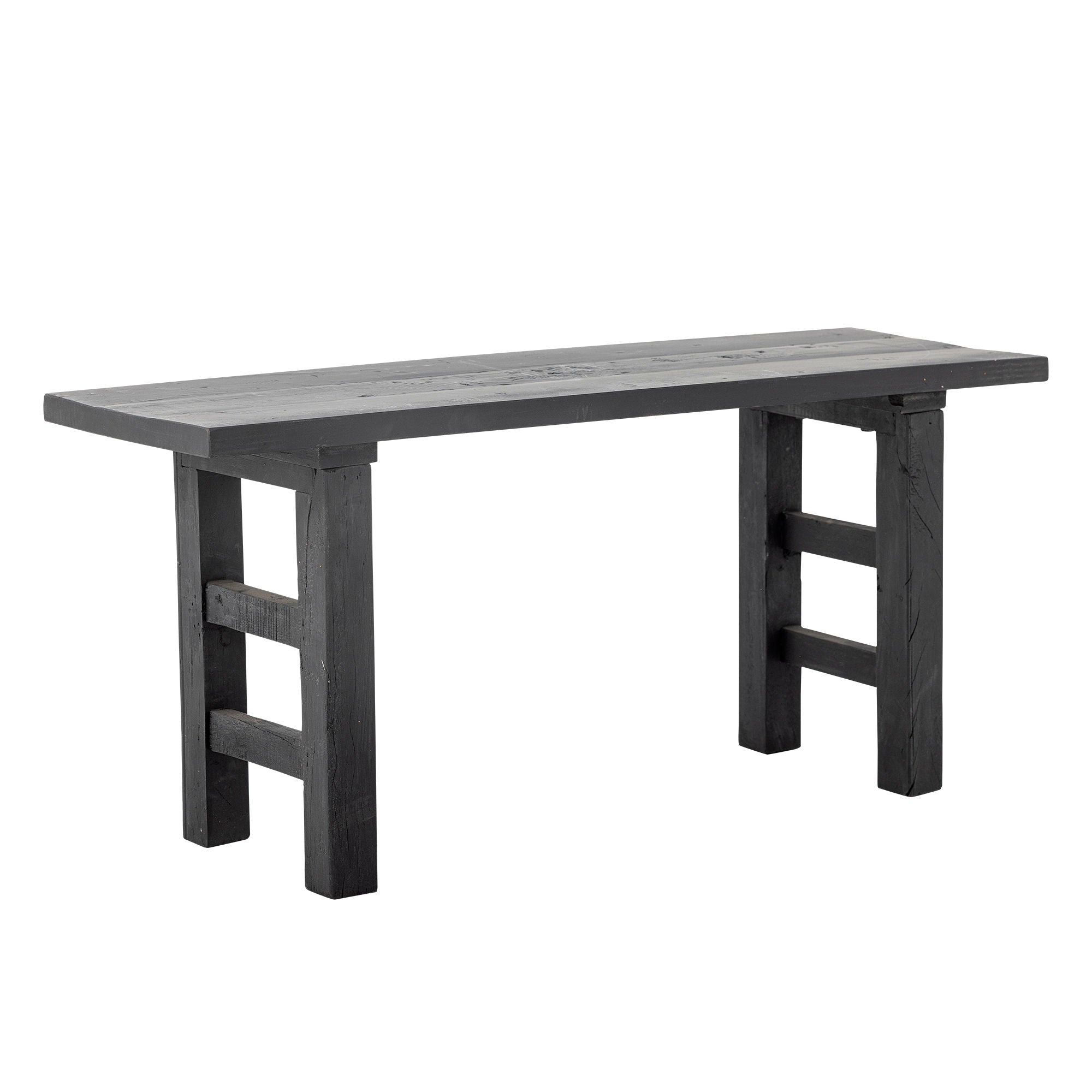Bloomingville Riber bench, black, recycled wood