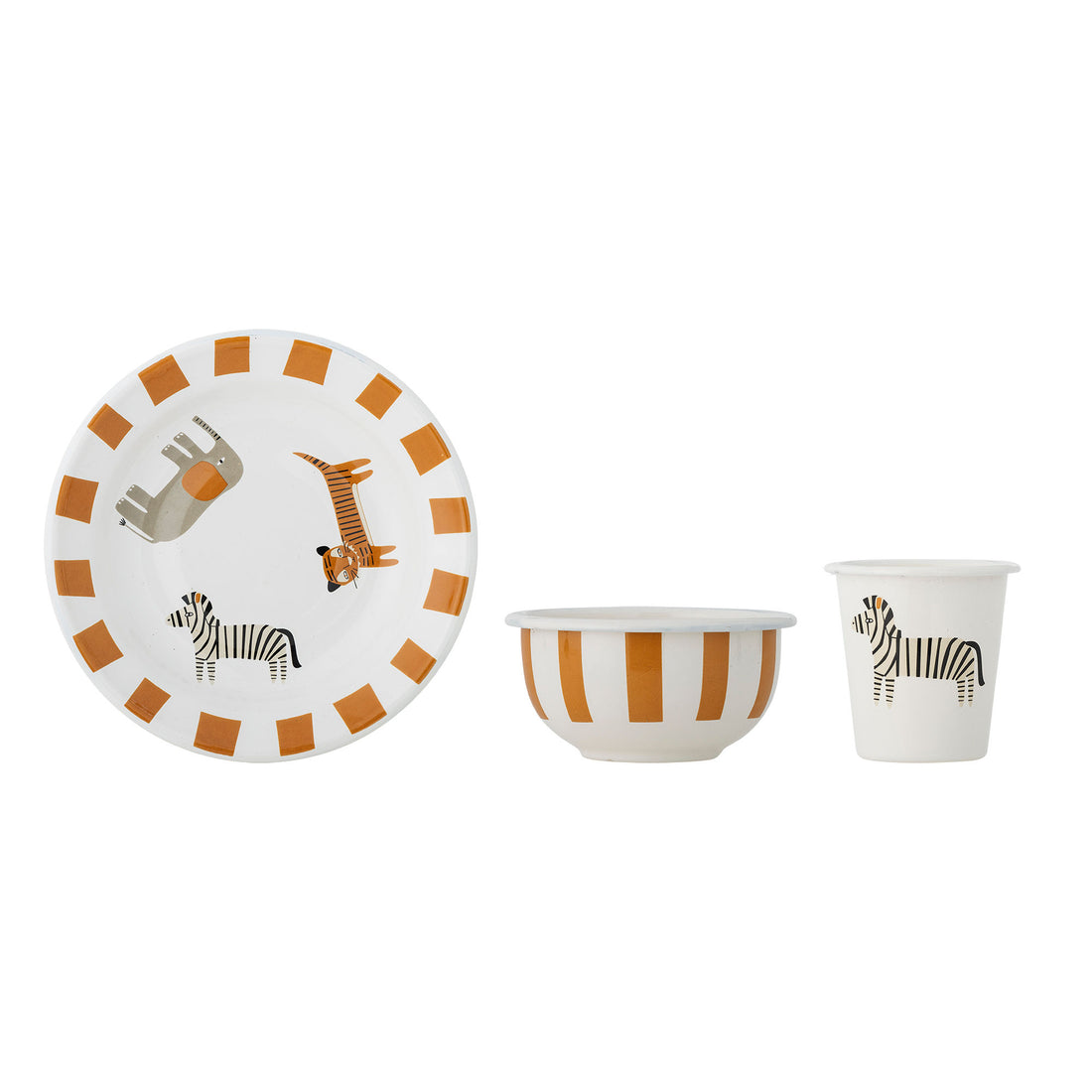 Bloomingville Mini Jesse Stel Set, Orange, Iron