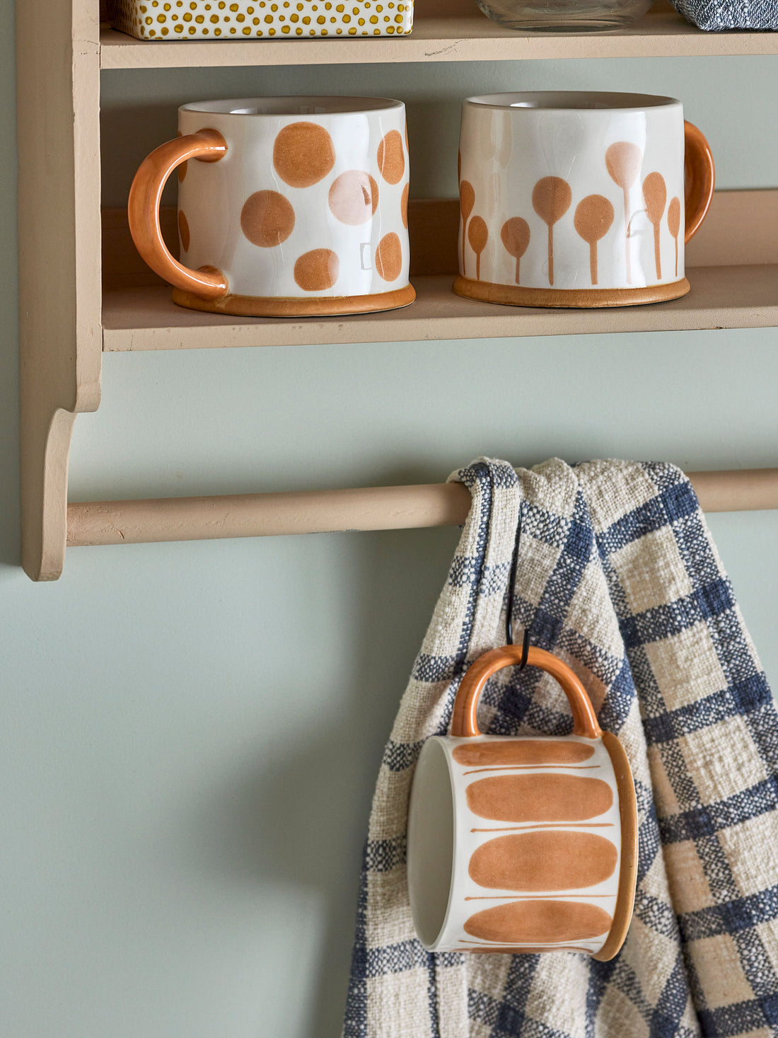 Creative Collection Linora mugs, brown, stoneware