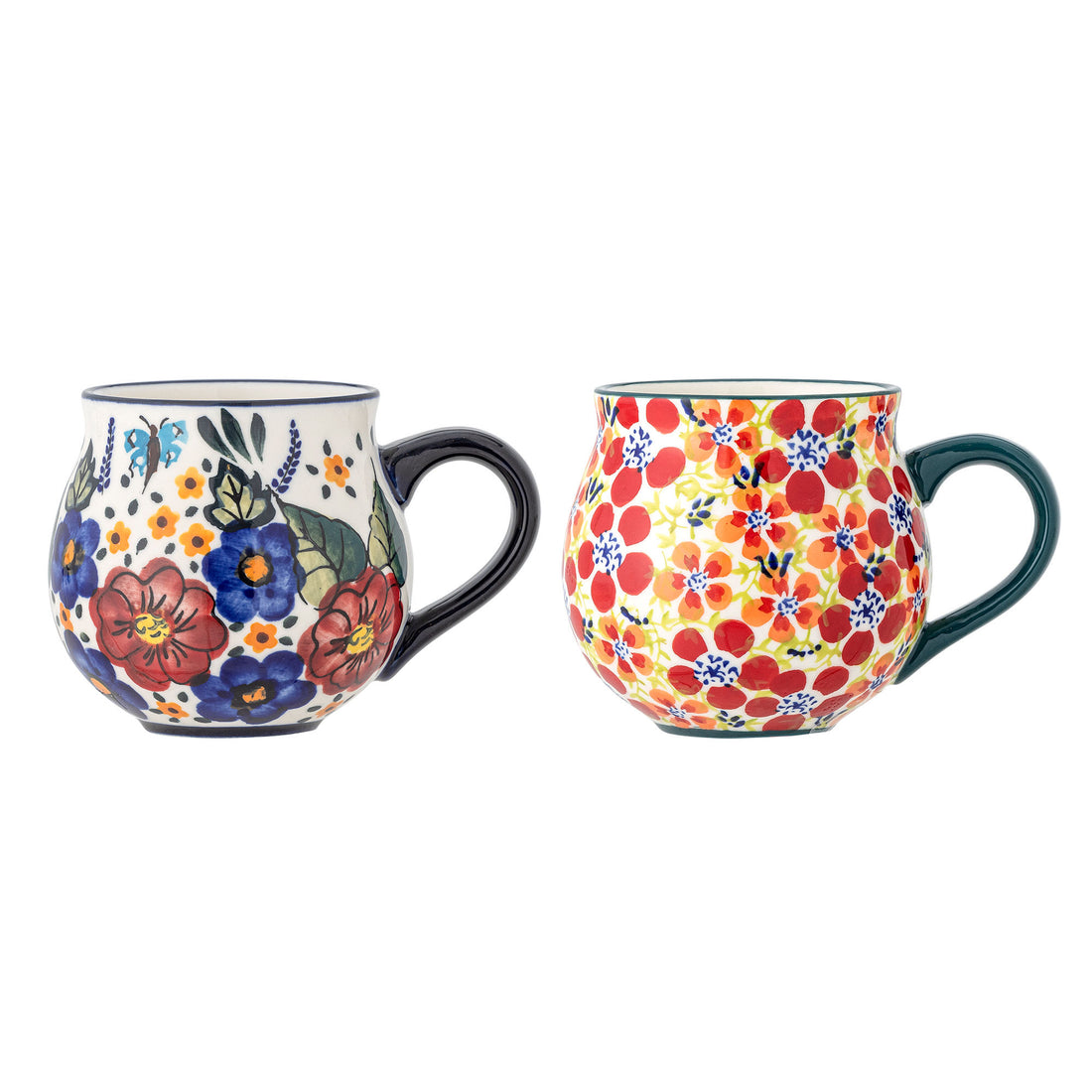 Creative Collection Florist Cup, Red, Stoneware