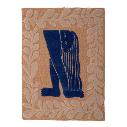 Bloomingville Atle wall decoration, brown, wool