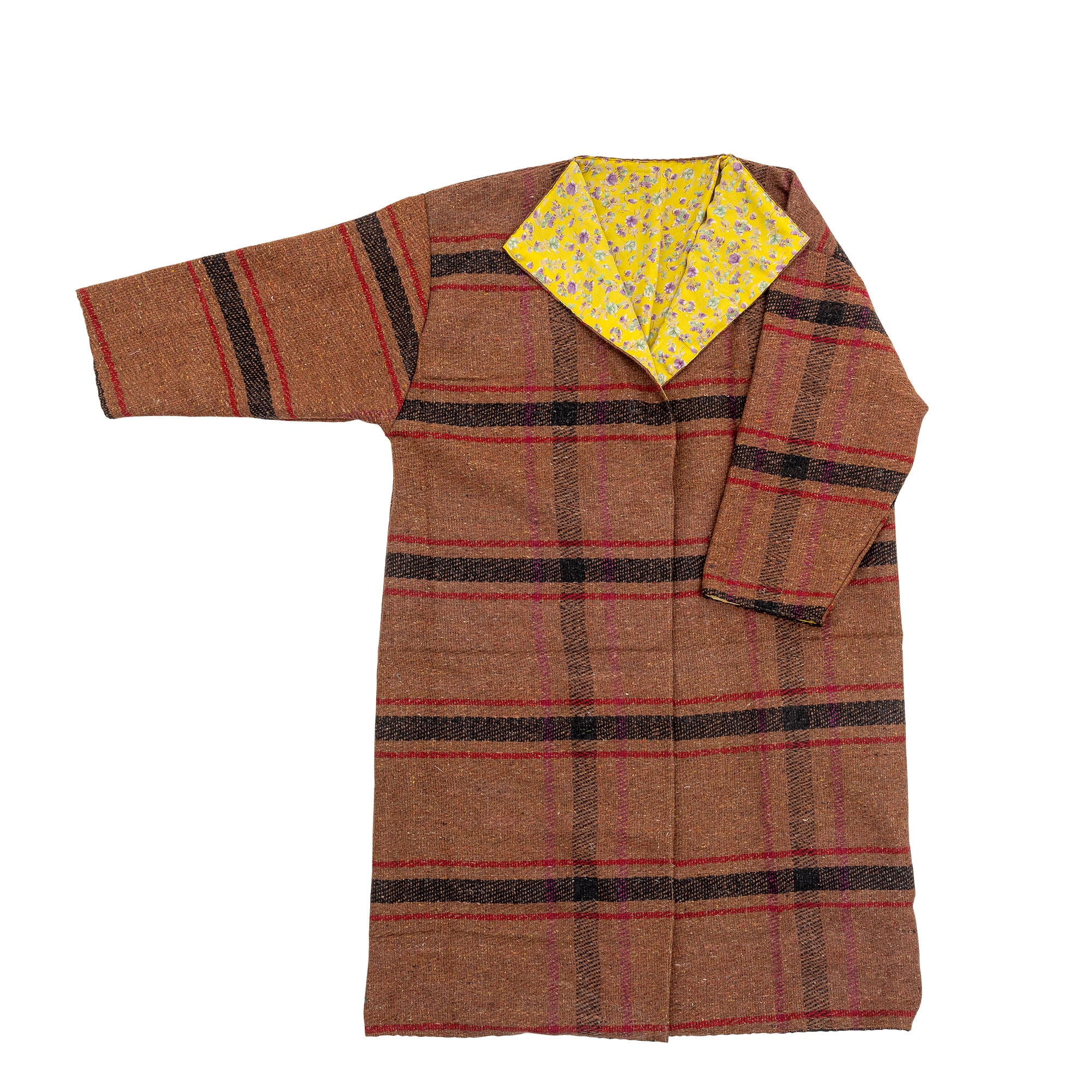Creative Collection Rieti Kimono, Brown, Upcycled