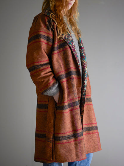Creative Collection Rieti Kimono, Brown, Upcycled