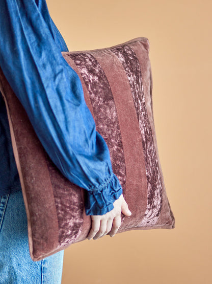 Bloomingville Kosar Cushion, Brown, Cotton