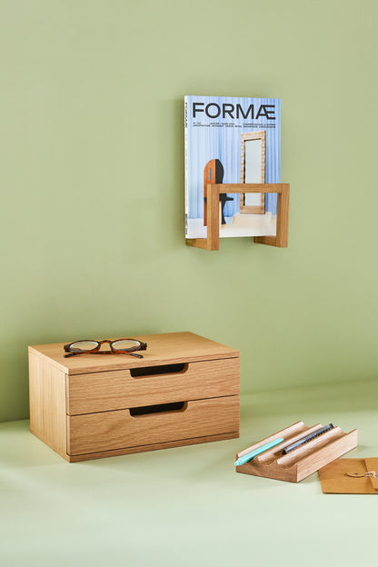 Market Magazine Holder Natural - 17x10xh27cm