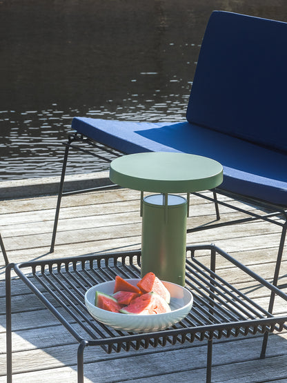String side table black - 51x51xh45cm