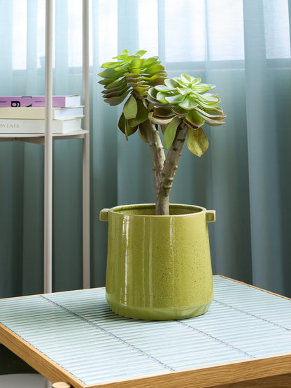 Vibe Pot Green (set of 2) - ø17xh14, ø22xh19cm