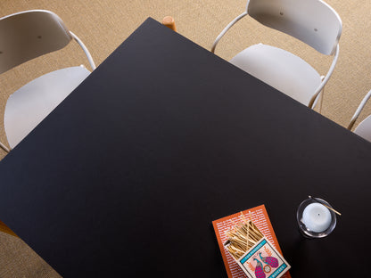 Oblique Dining Table Rectangular Black - 190x107xh75cm