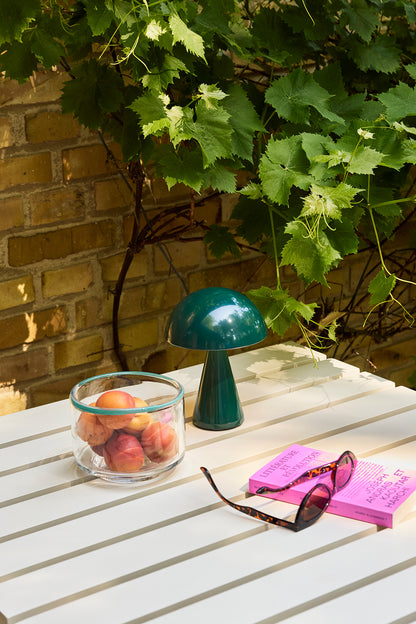 Mush Portable Lamp Dark Green - ø15xh20cm