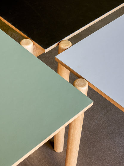 Oblique Dining Table Rectangular Black - 190x107xh75cm