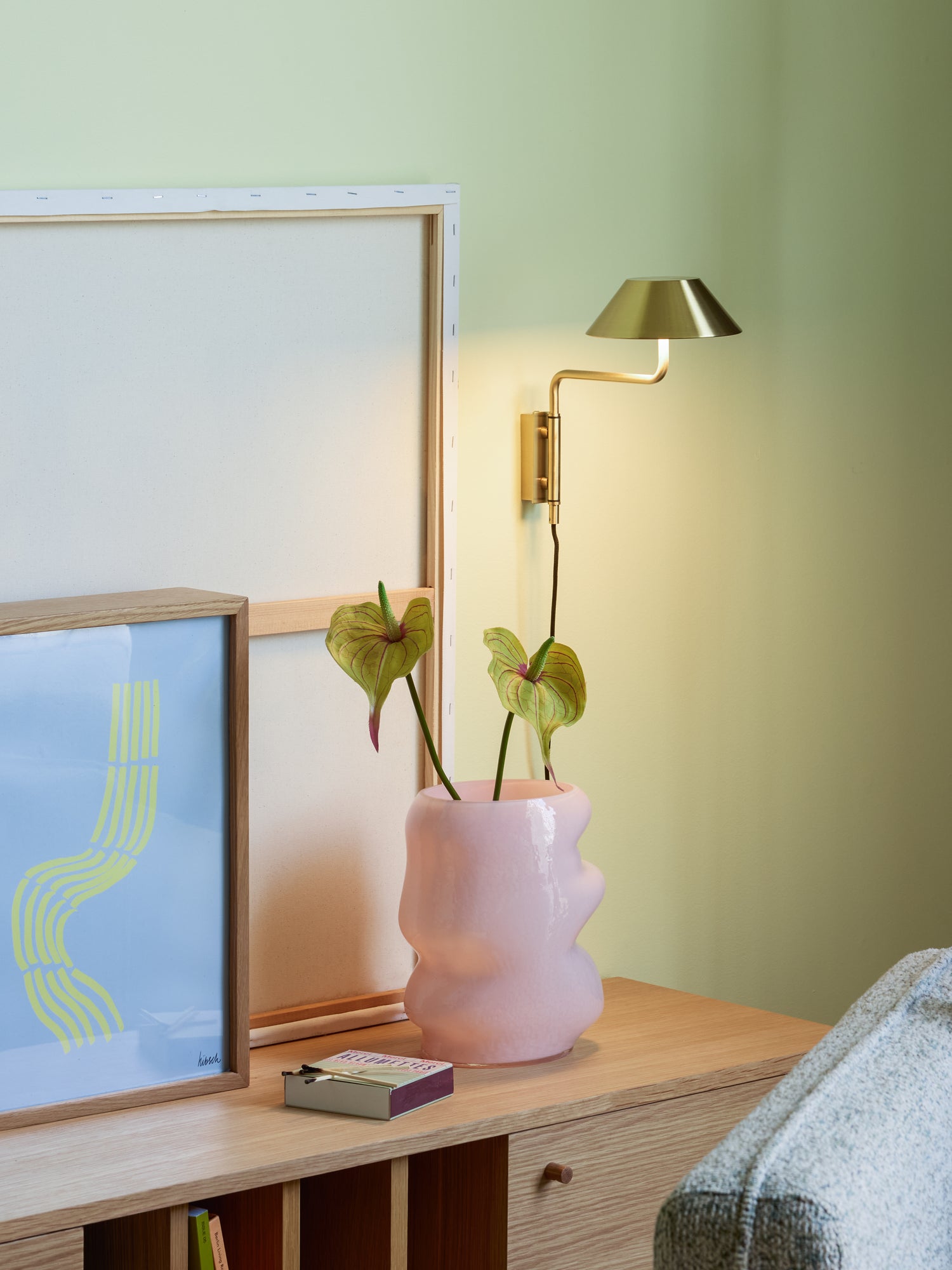 Cover Wall lamp Brass color - 30x30xh25cm