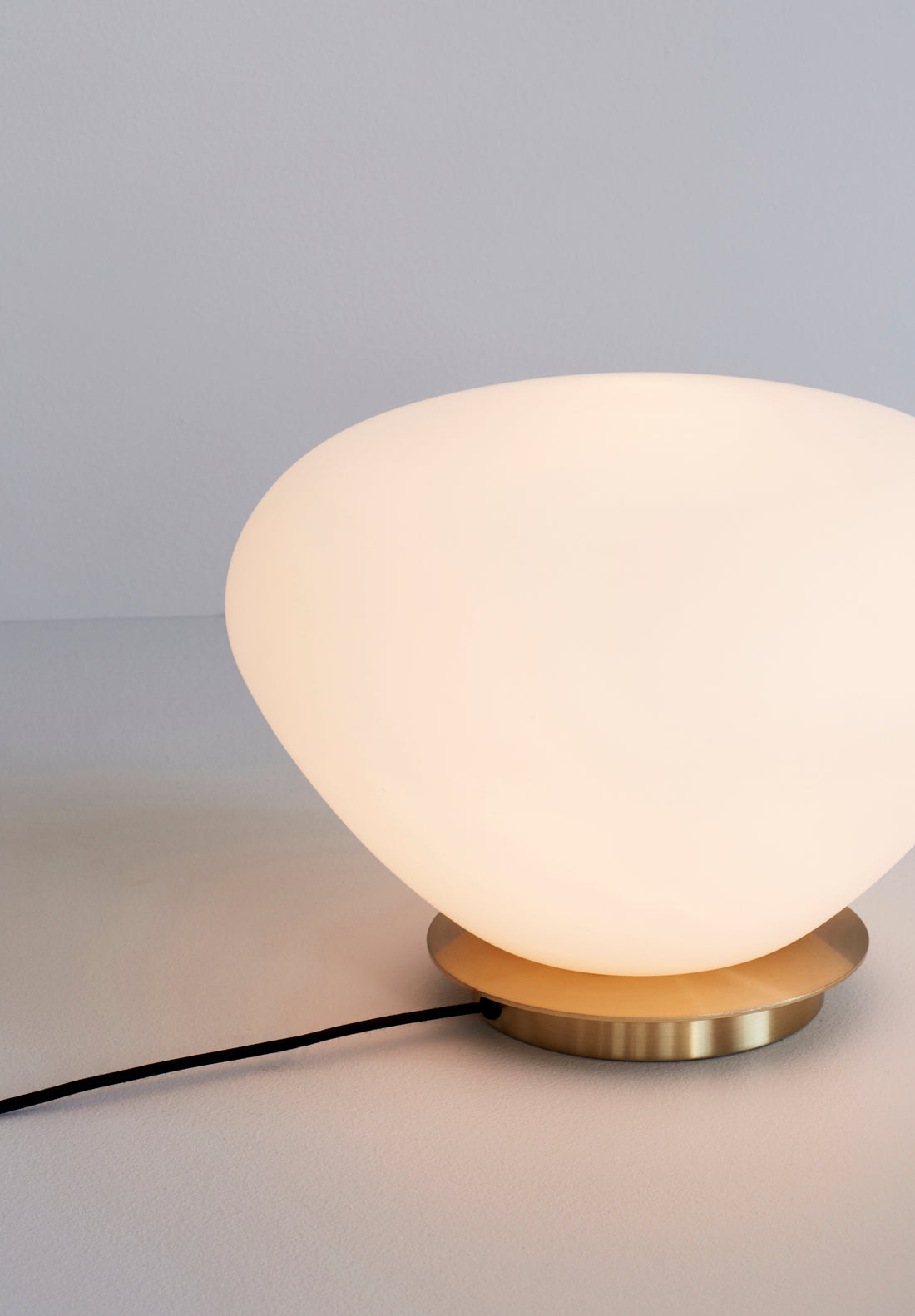 Bean table lamp white - Ø39xH28cm, E27