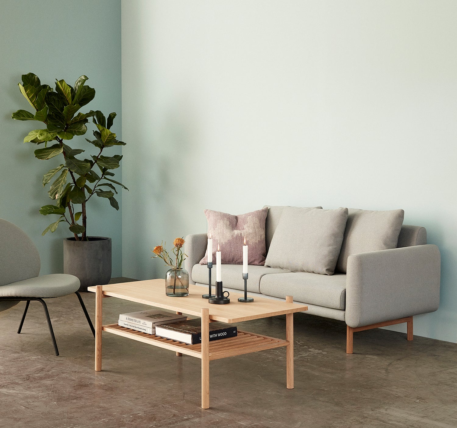 Acorn Coffee Table Square Nature - 120x57xH46cm