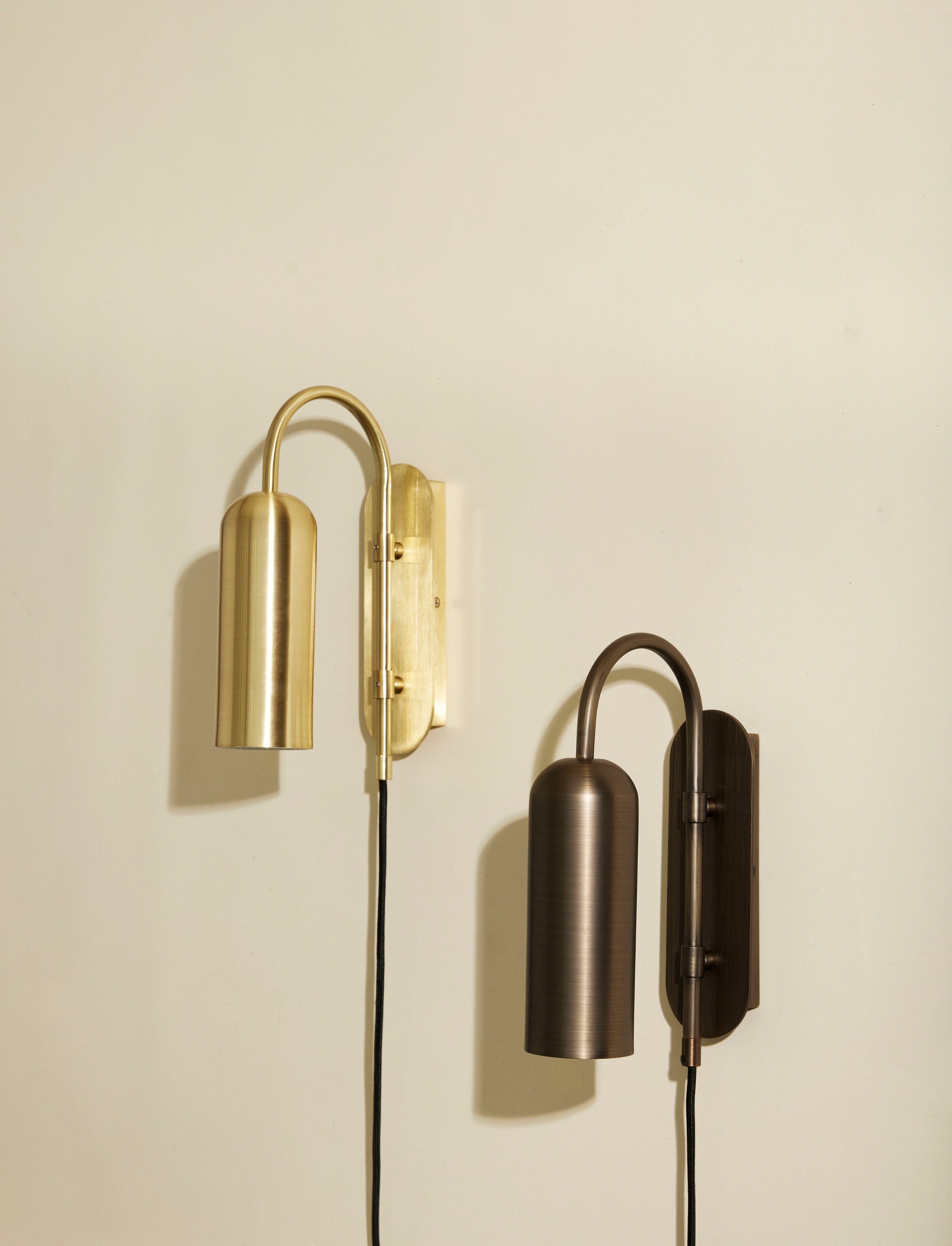 Zenith wall lamp brass color - 19x7xH29cm, E14