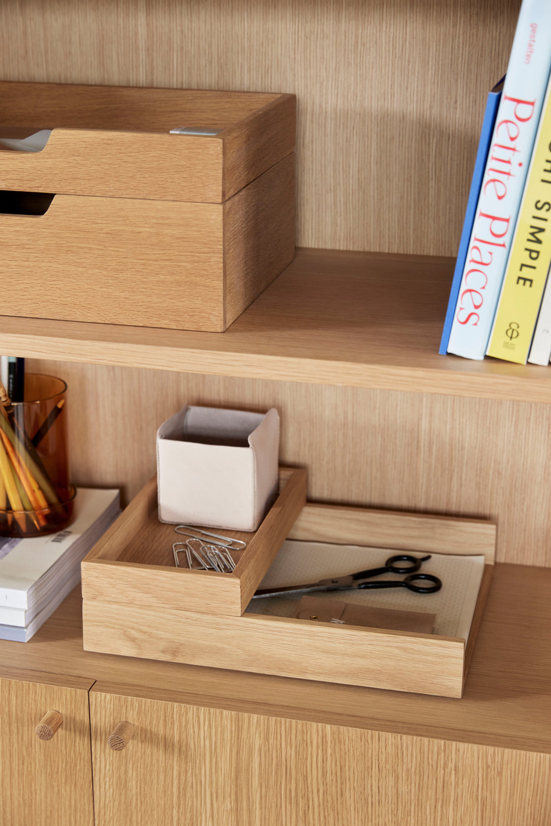 Note Storage Box Nature (set of 2) - 35x24xh5, 35x24xh10cm