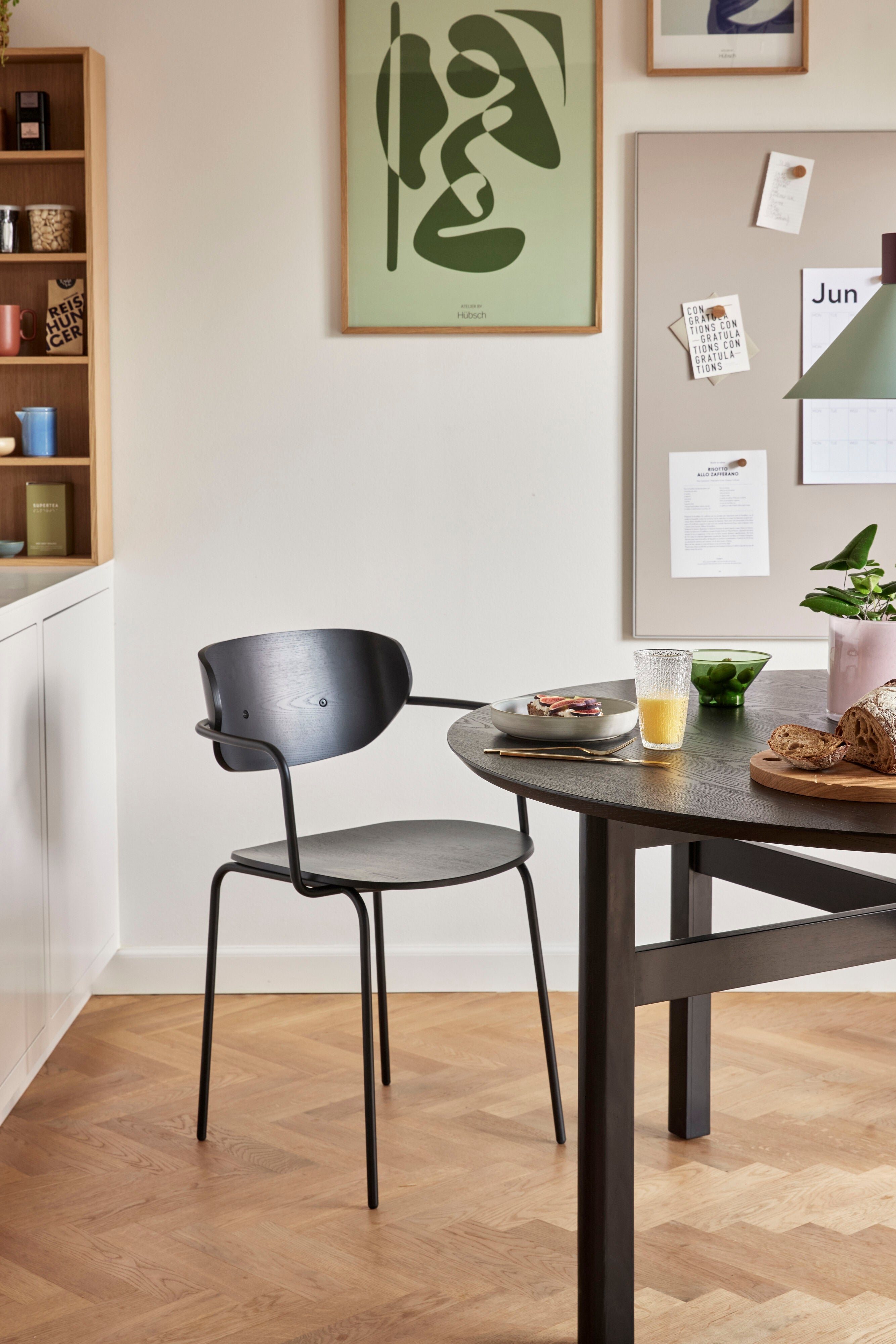 Fjord Dining Table Large Black - Ø140xH74cm