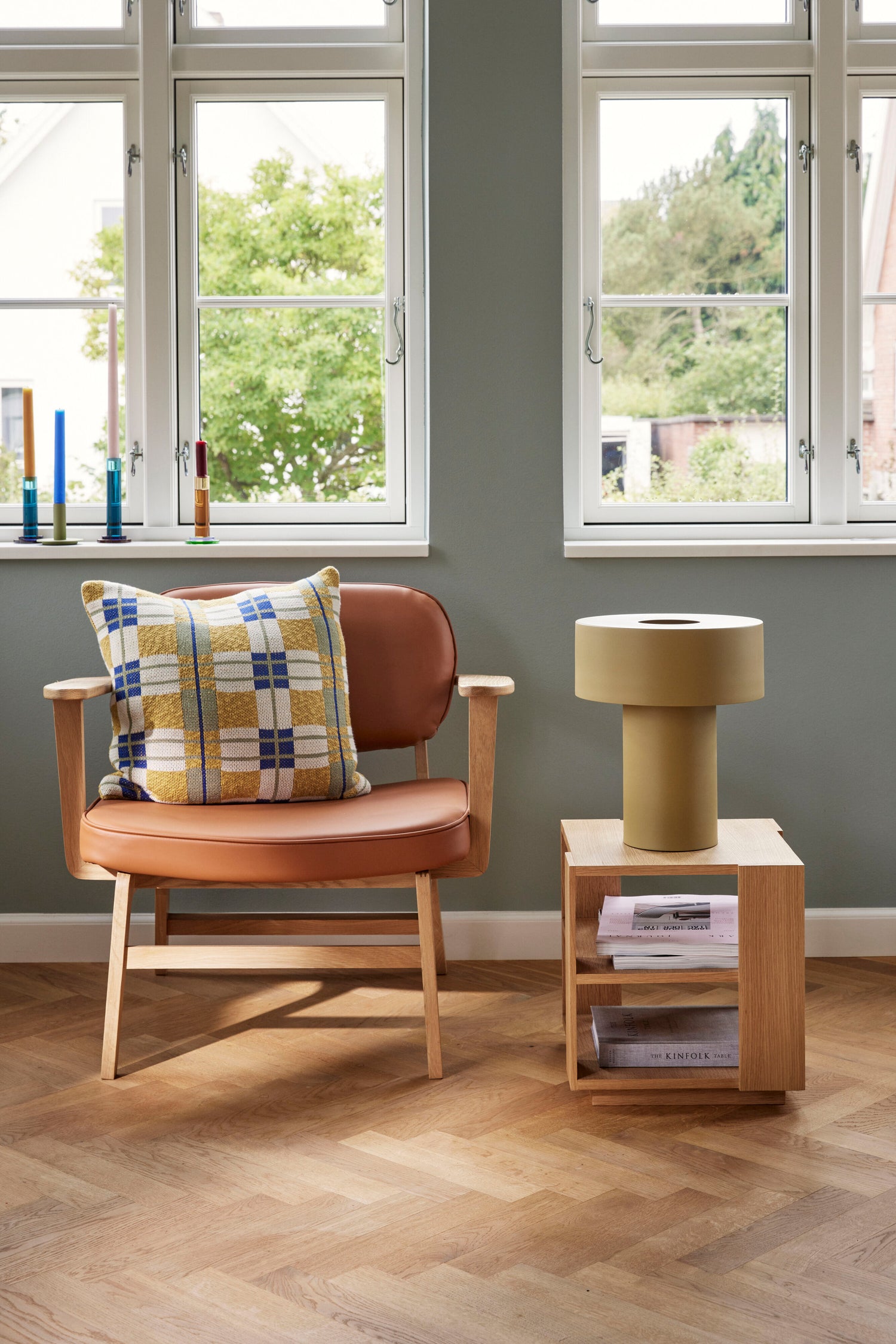 Haze Lounge chair brown/nature - 80x64xh71cm