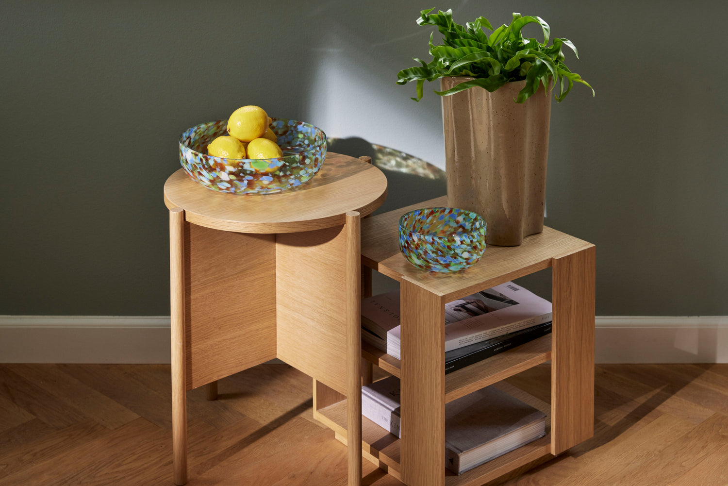 Merge side table nature - 37x37xh38cm