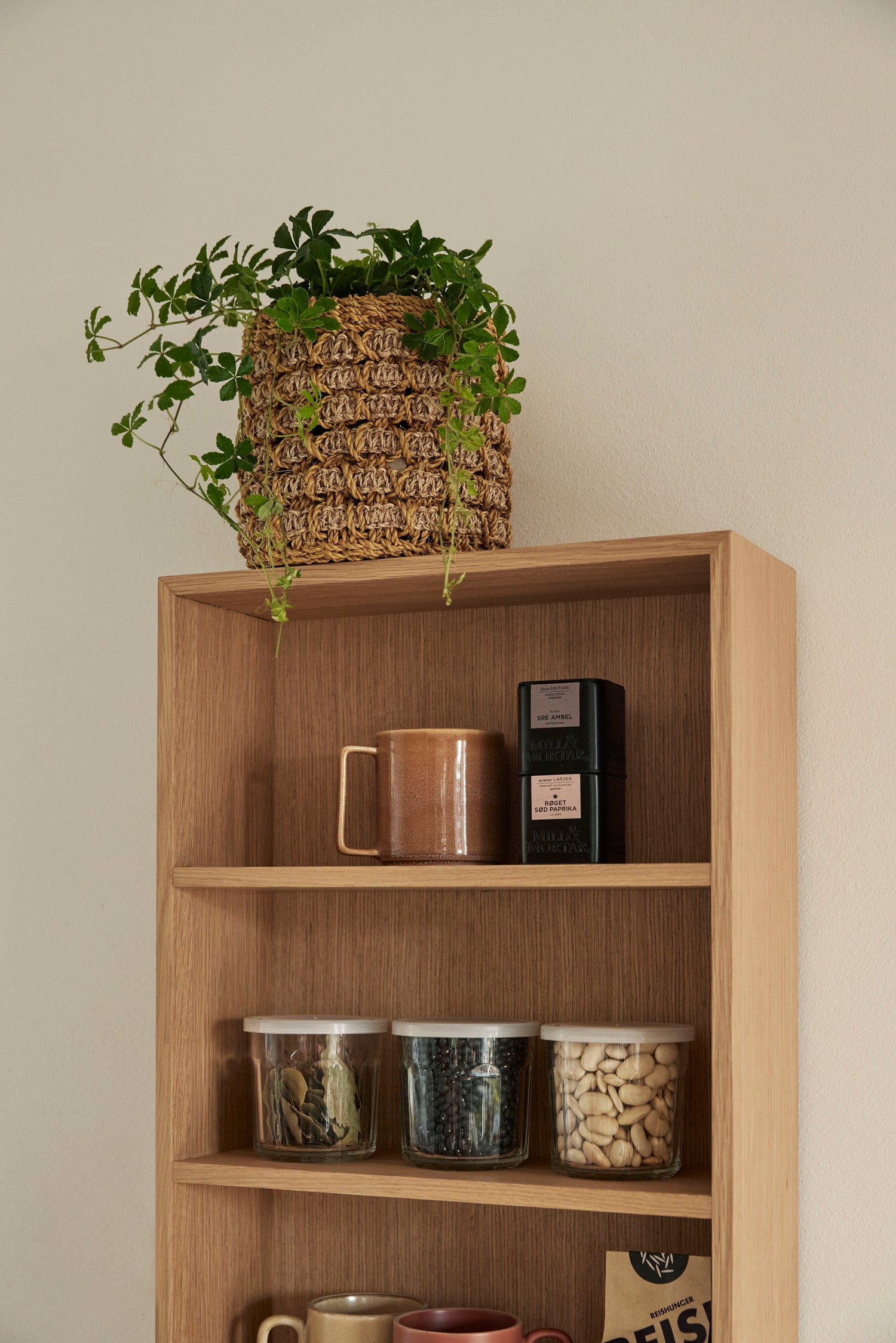 Kappu shelf nature - 40x15xh100cm