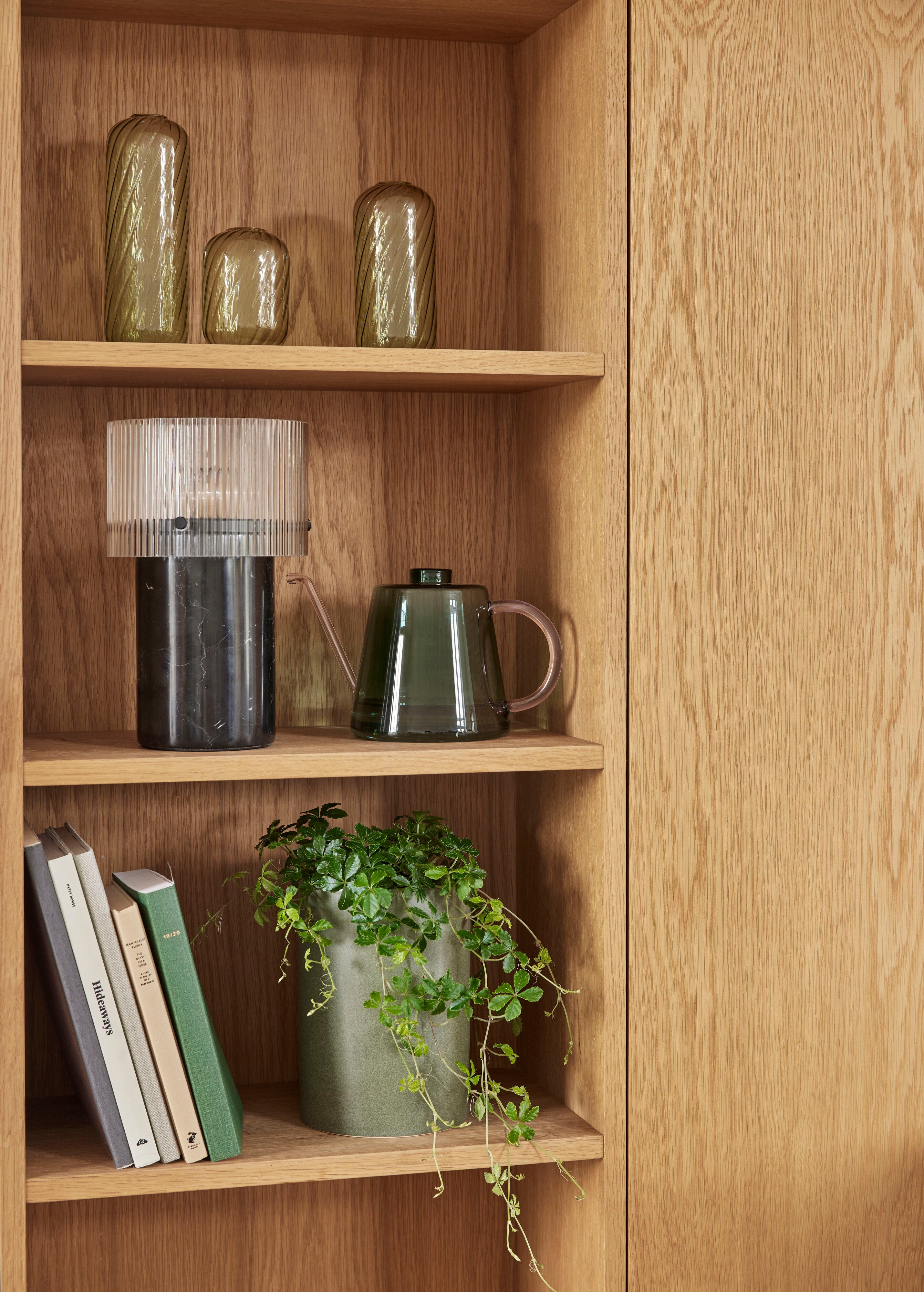 Flora water jug ​​dark green - 24x14xh14cm