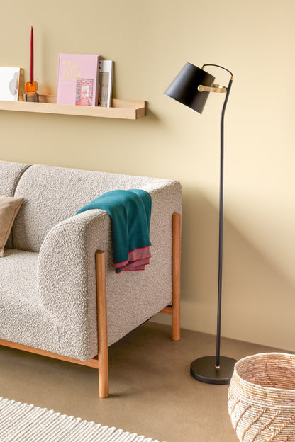 Save Candlestick Orange/Grey - 6x6xh14cm