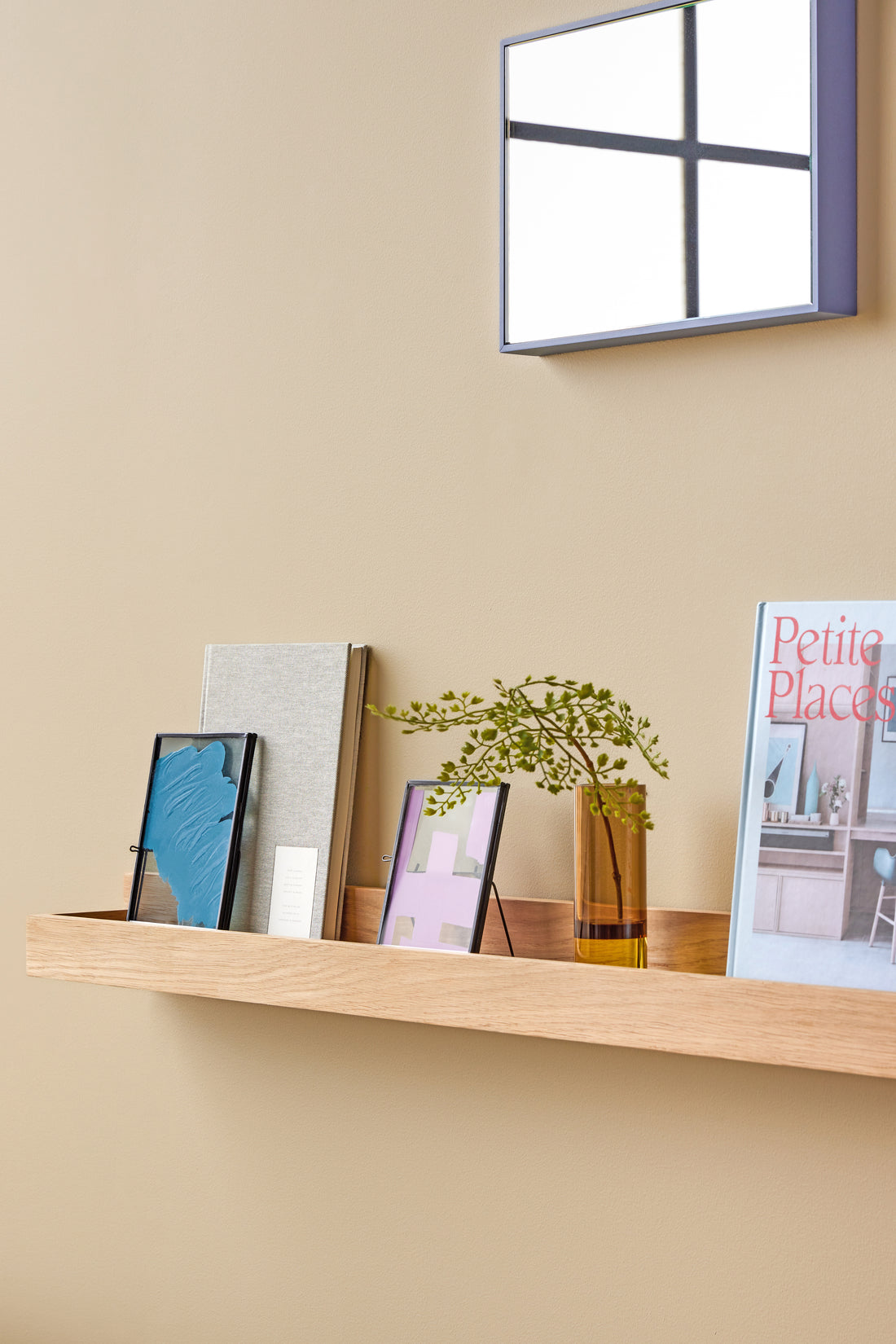 People image shelf medium nature - 80x11xh8cm