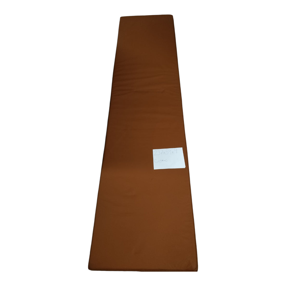 Residual lot - 237x59x4 cm in cognac leather