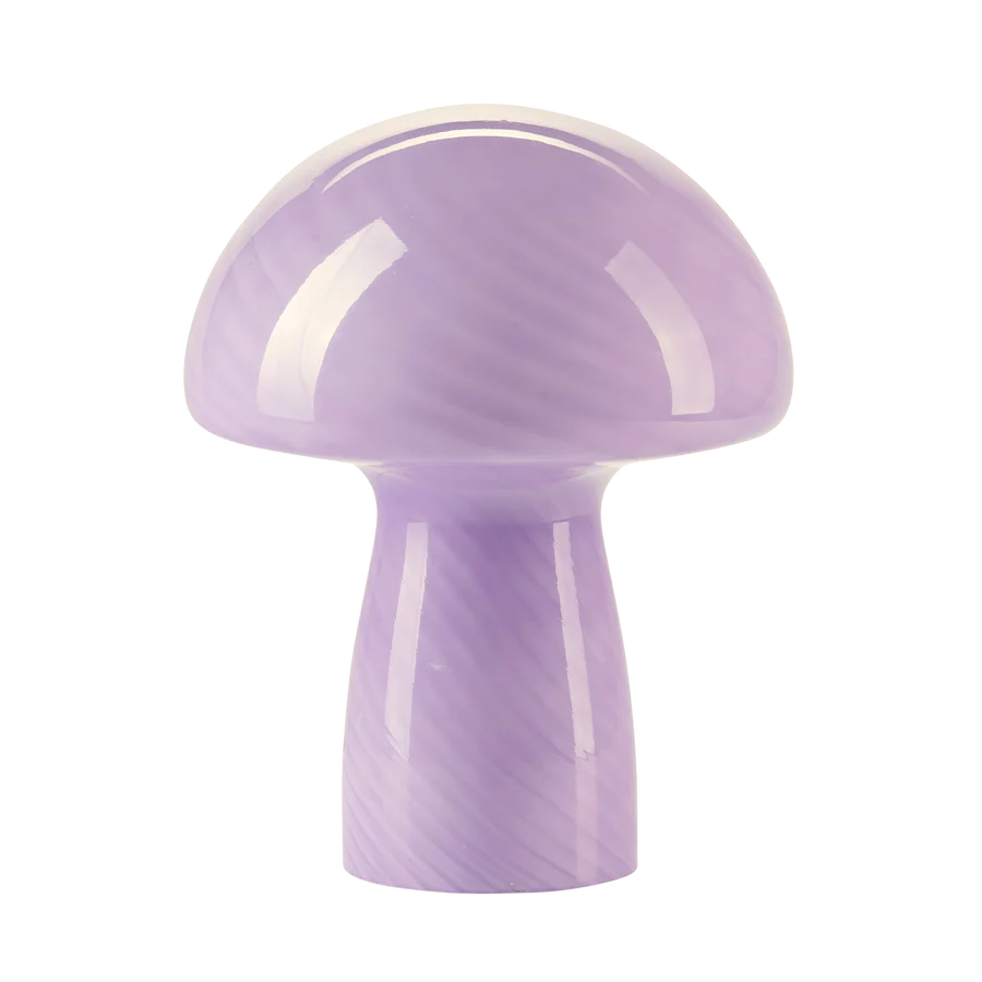 Bahne - fungal lamp - mushroom table lamp, lavender - H23 cm.