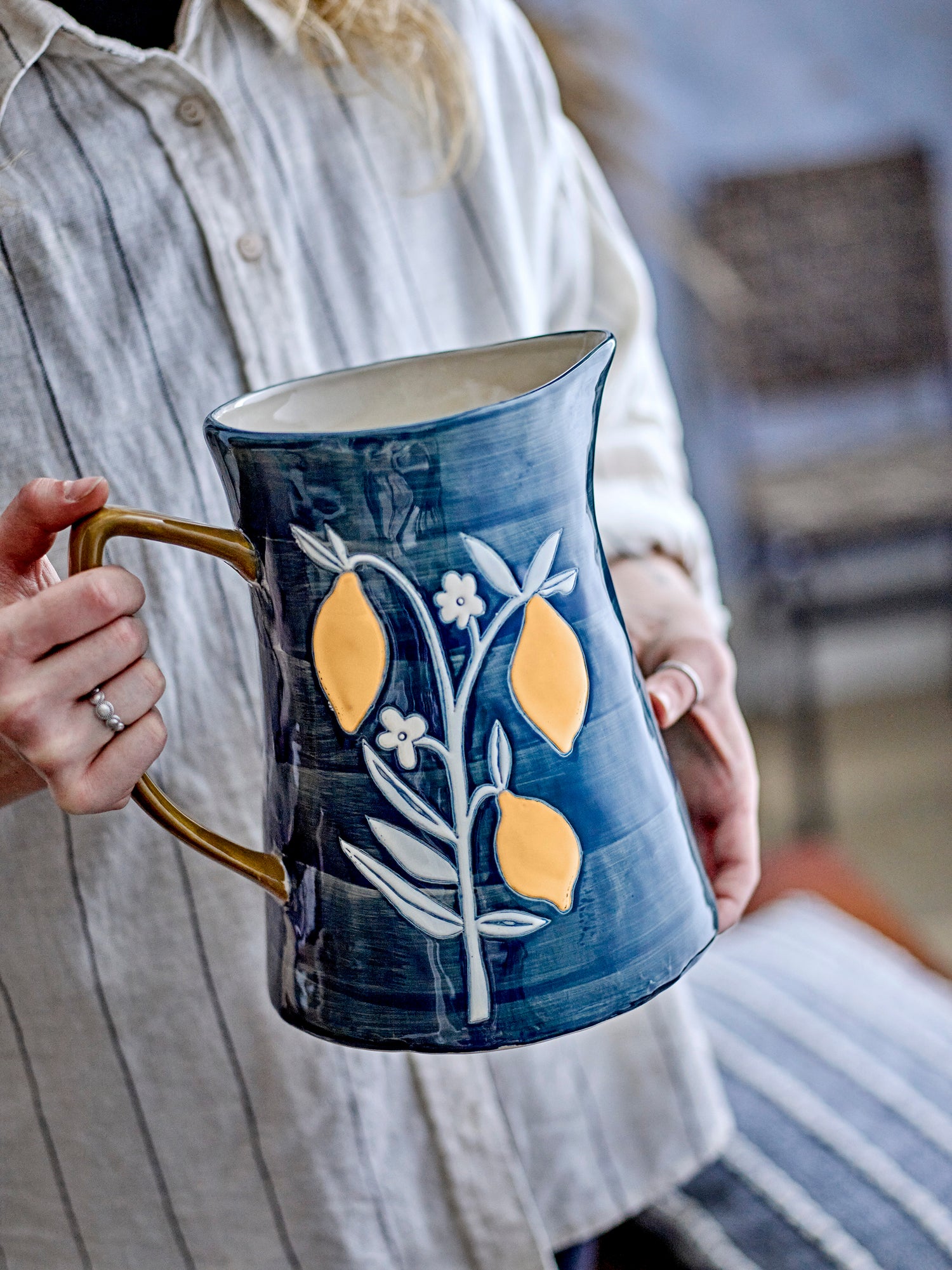 Feriha Kande, Blå, Stentøj - CREATIVE COLLECTION - DesignGaragen.dk