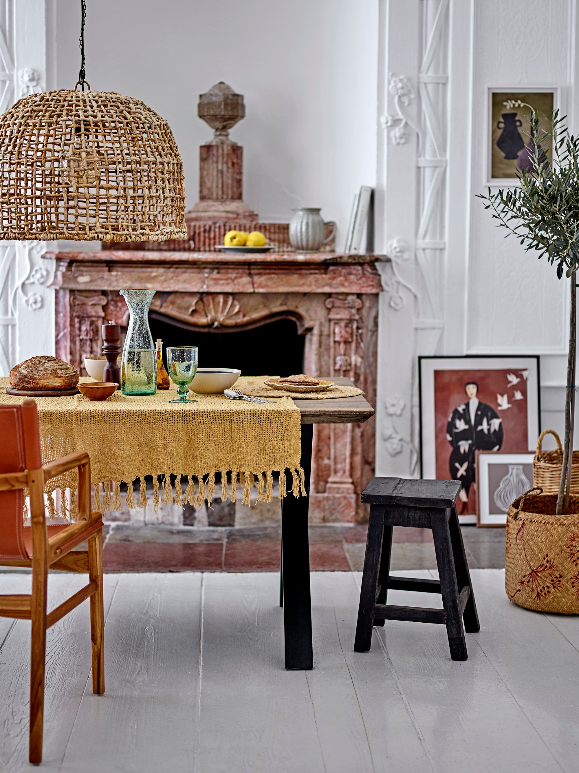 Manela wine glasses, green, glass