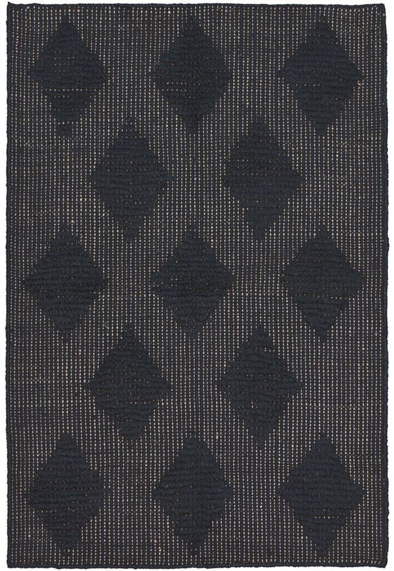 House Doctor Cubie rug 85x130 cm, black