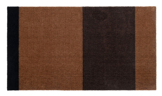 NYHED - STRIPES HORISONTAL - Cognac/Dark Brown/Black - Tica Copenhagen - DesignGaragen.dk