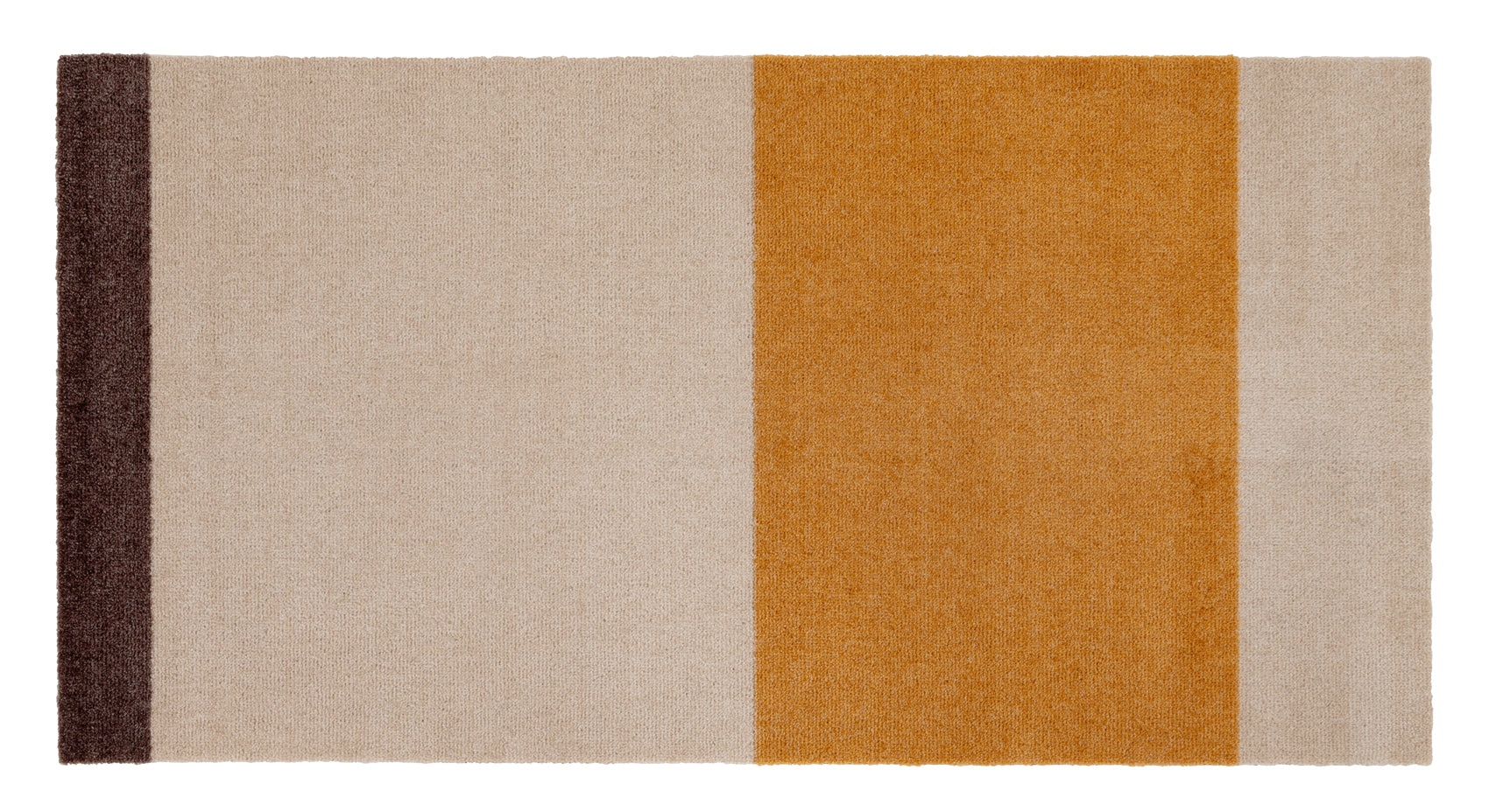 Stripes Horizontal - Ivory/Dijon/Brown