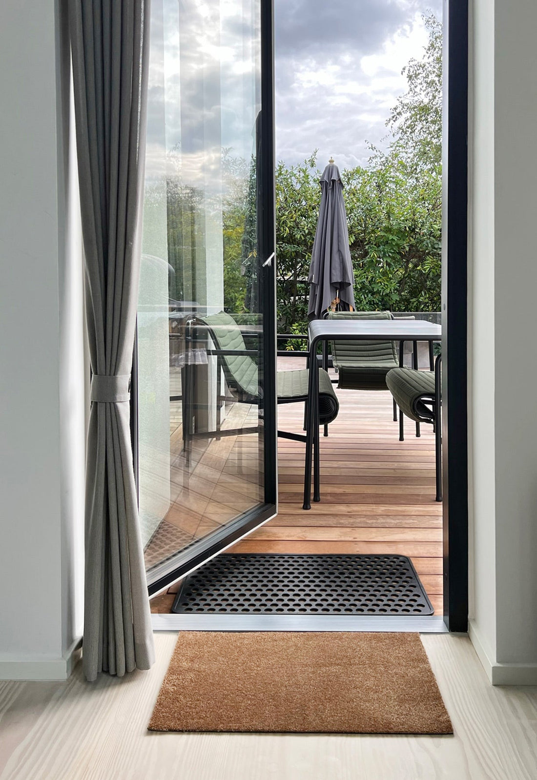 NYHED GULVMÅTTE 40 x 60 cm - UNI COLOR/COGNAC - Tica Copenhagen - DesignGaragen.dk