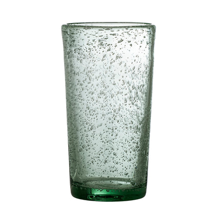 Manela drinking glass, green, glass