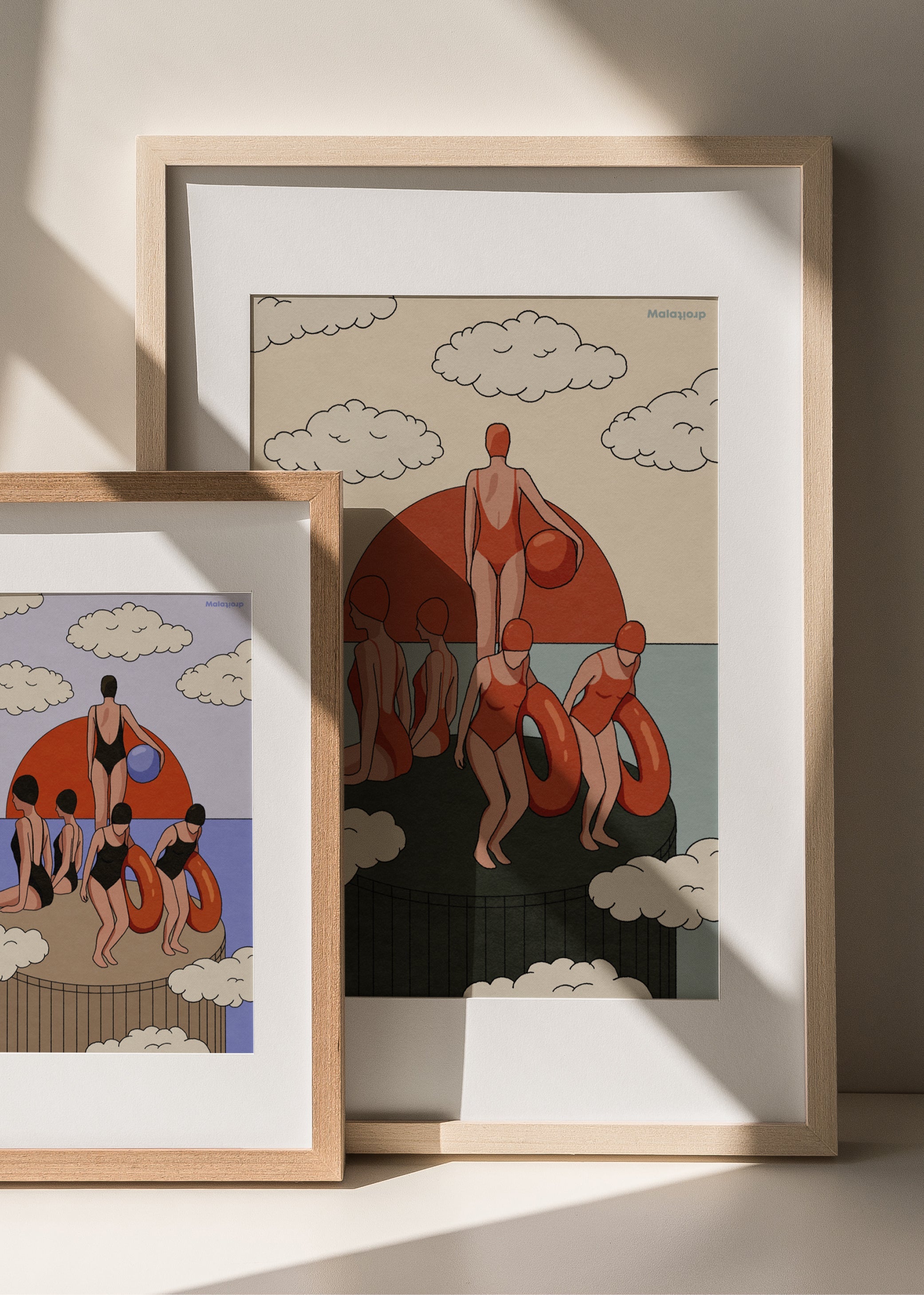 Svømning - Maladroit - DesignGaragen.dk