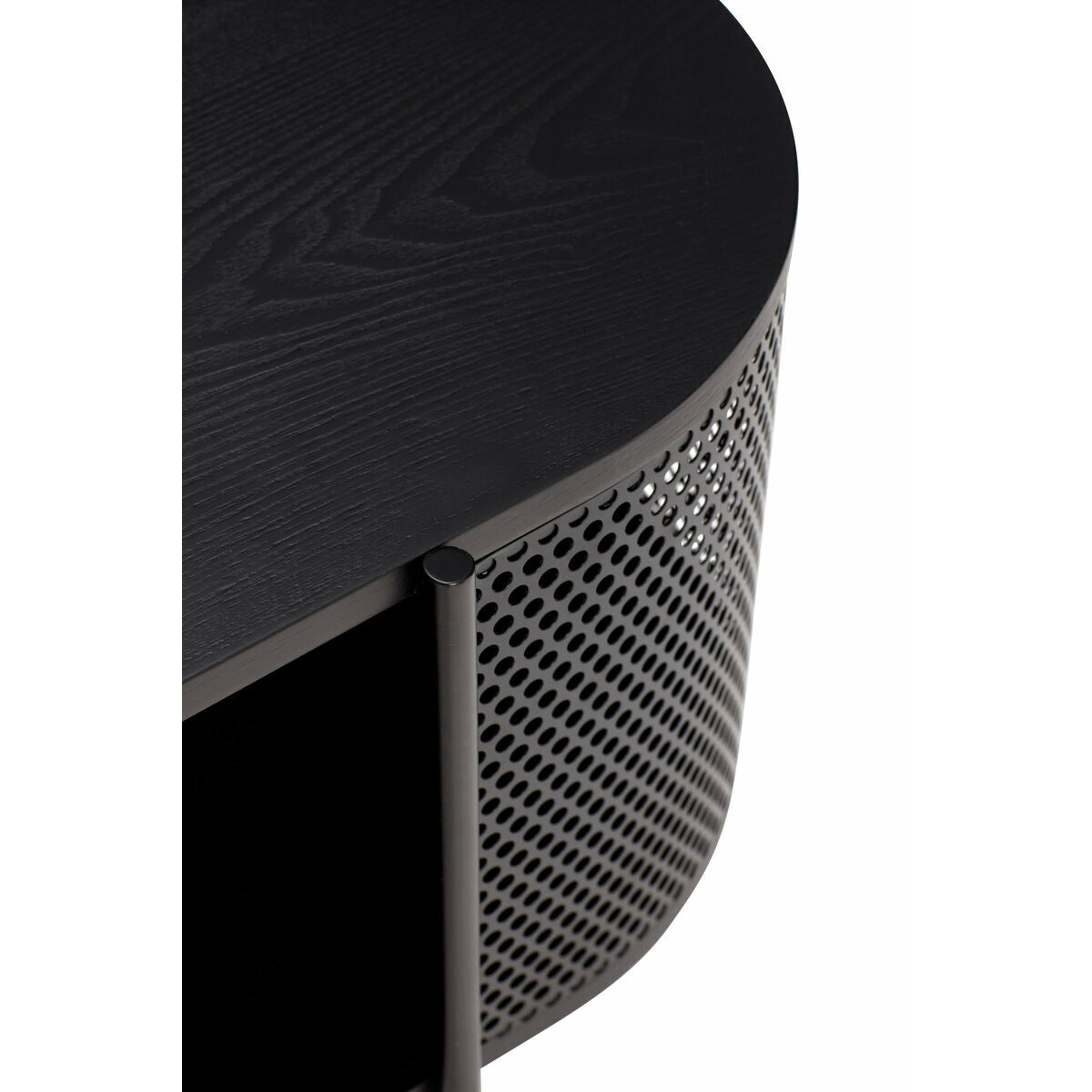 Hübsch - Edge Skænk Sort 120x35xh50cm - Hübsch - DesignGaragen.dk