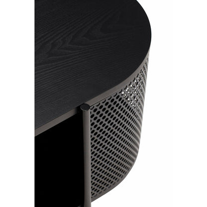 Hübsch - Edge Skænk Sort 120x35xh50cm - Hübsch - DesignGaragen.dk