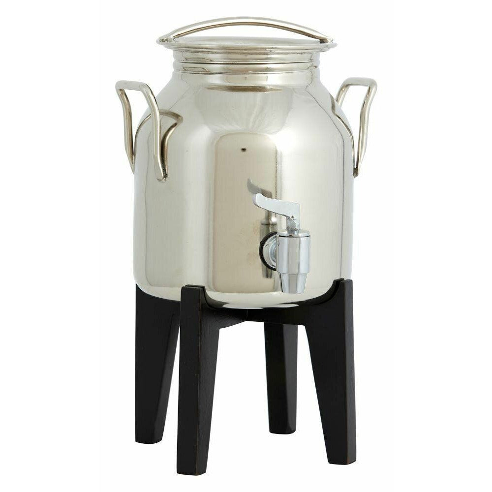 Nordal FATALI oil dispenser in stainless steel - 2 ltr - grey/black