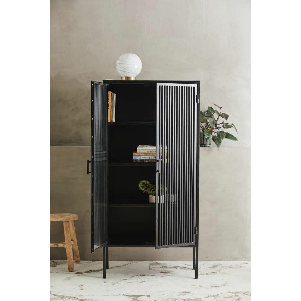 Nordal FAUNA table lamp in glass - h28 cm - white/gold