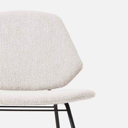 WOUD -  Lean lounge chair - Ivory