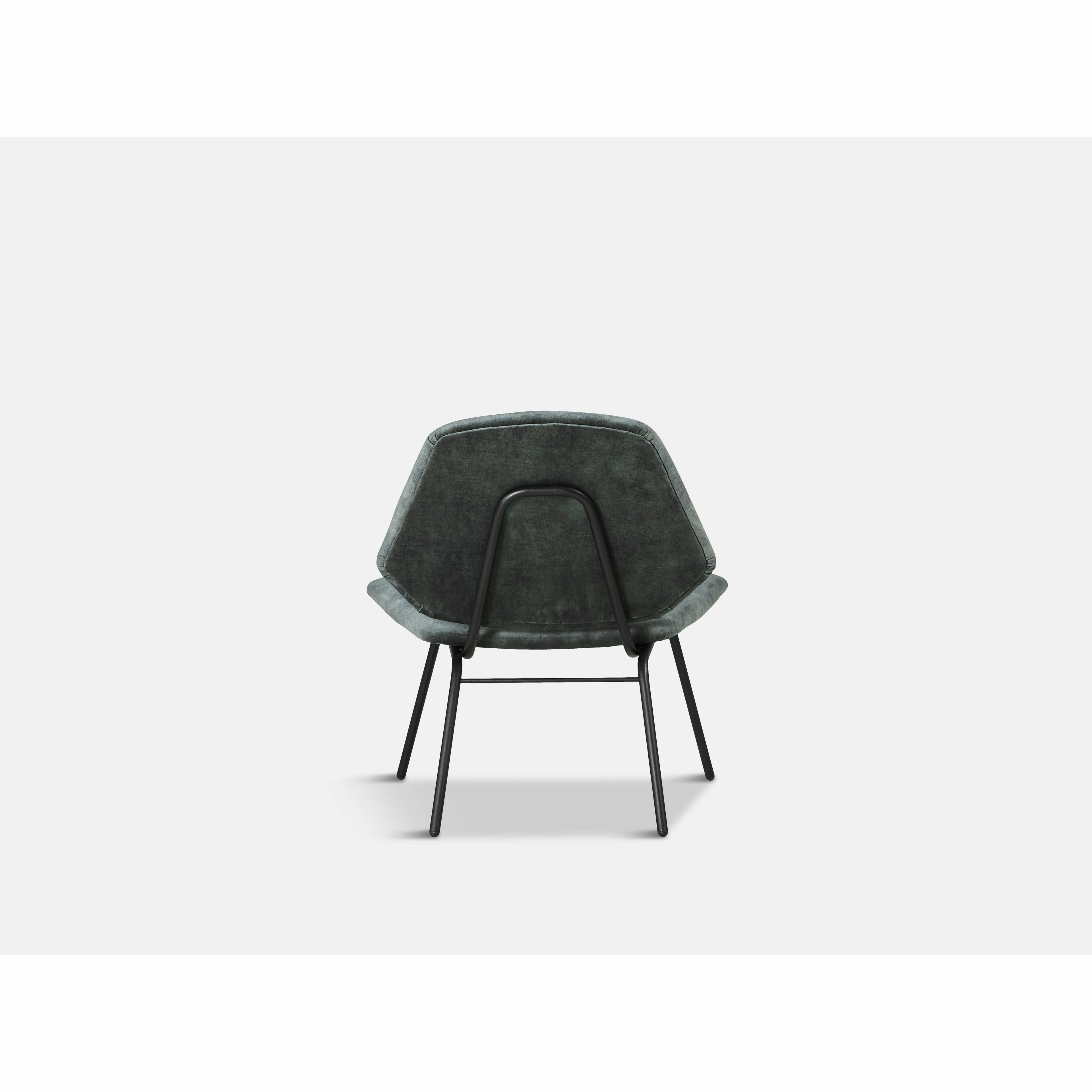 WOUD -  Lean lounge chair - Dusty green