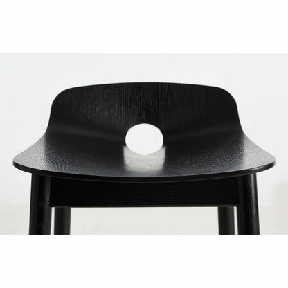 WOUD -  Mono counter chair - Black