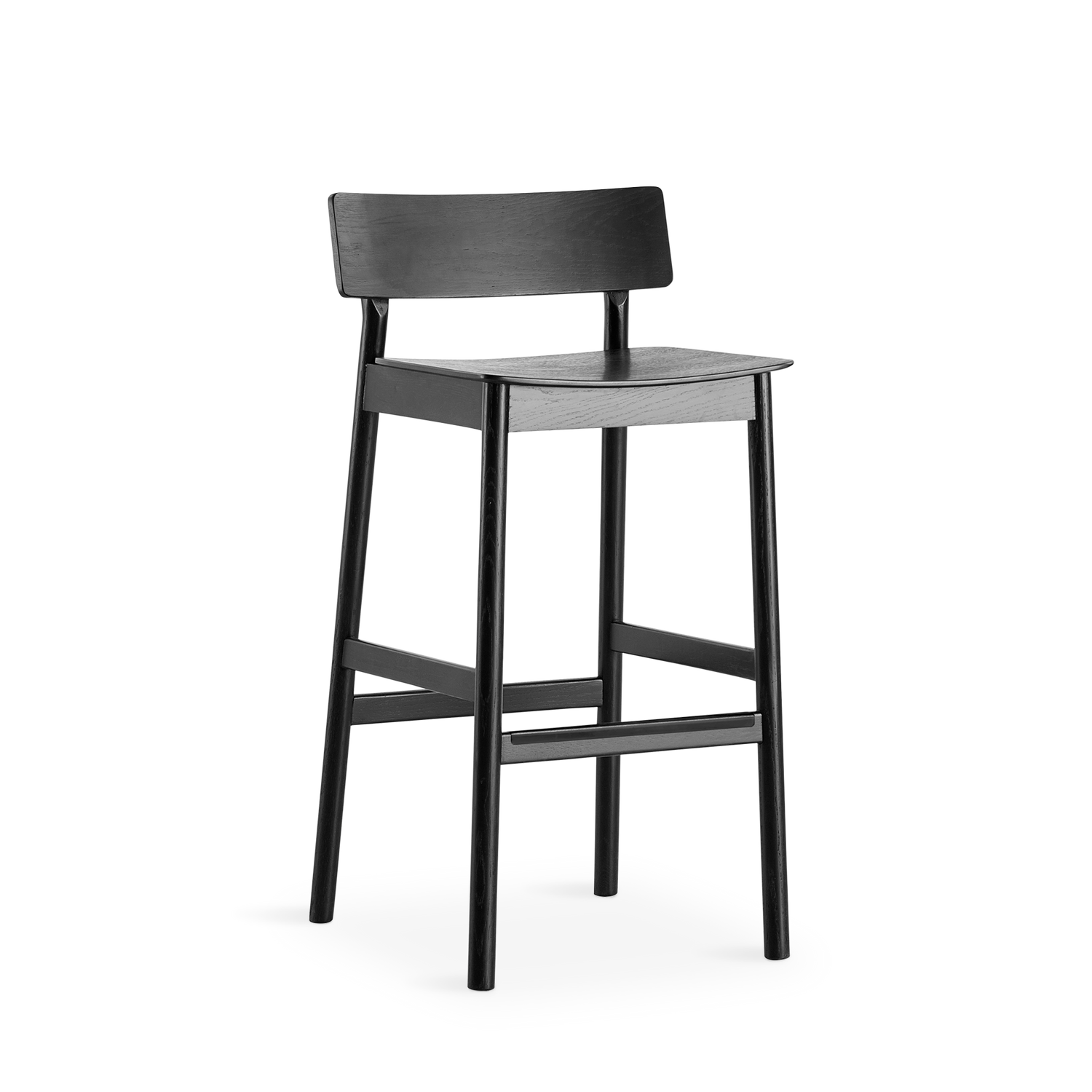 WOUD - Pause counter chair 2.0 - Black - WOUD - DesignGaragen.dk