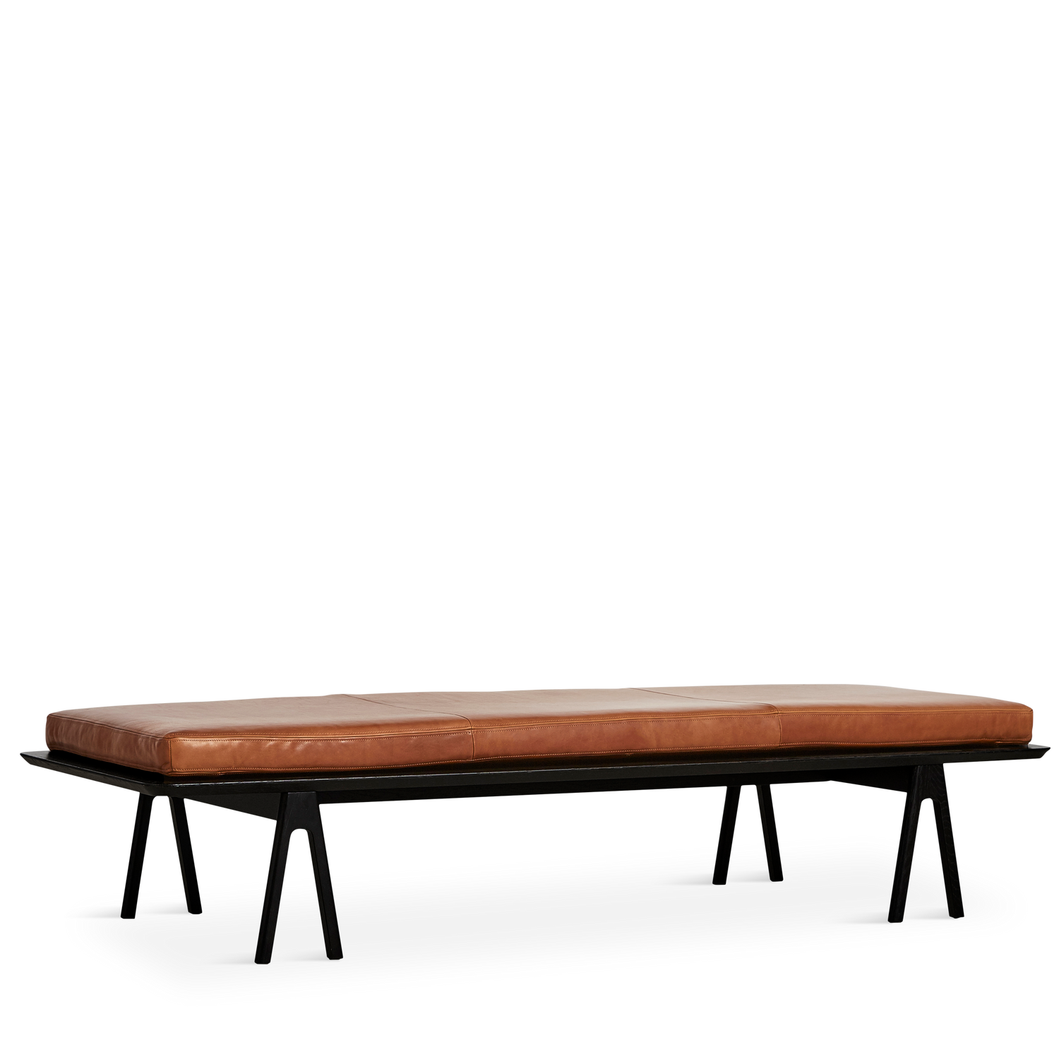 Woud - Level Daybed - Nougat/Black 190x76.50x41 cm