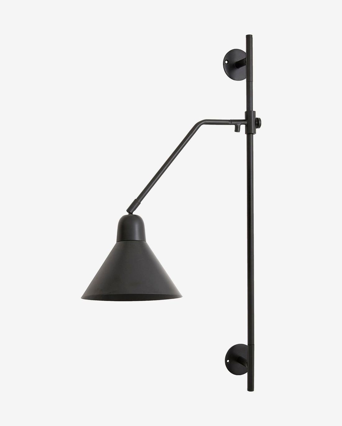 Buck wall lamp - H82 cm - black