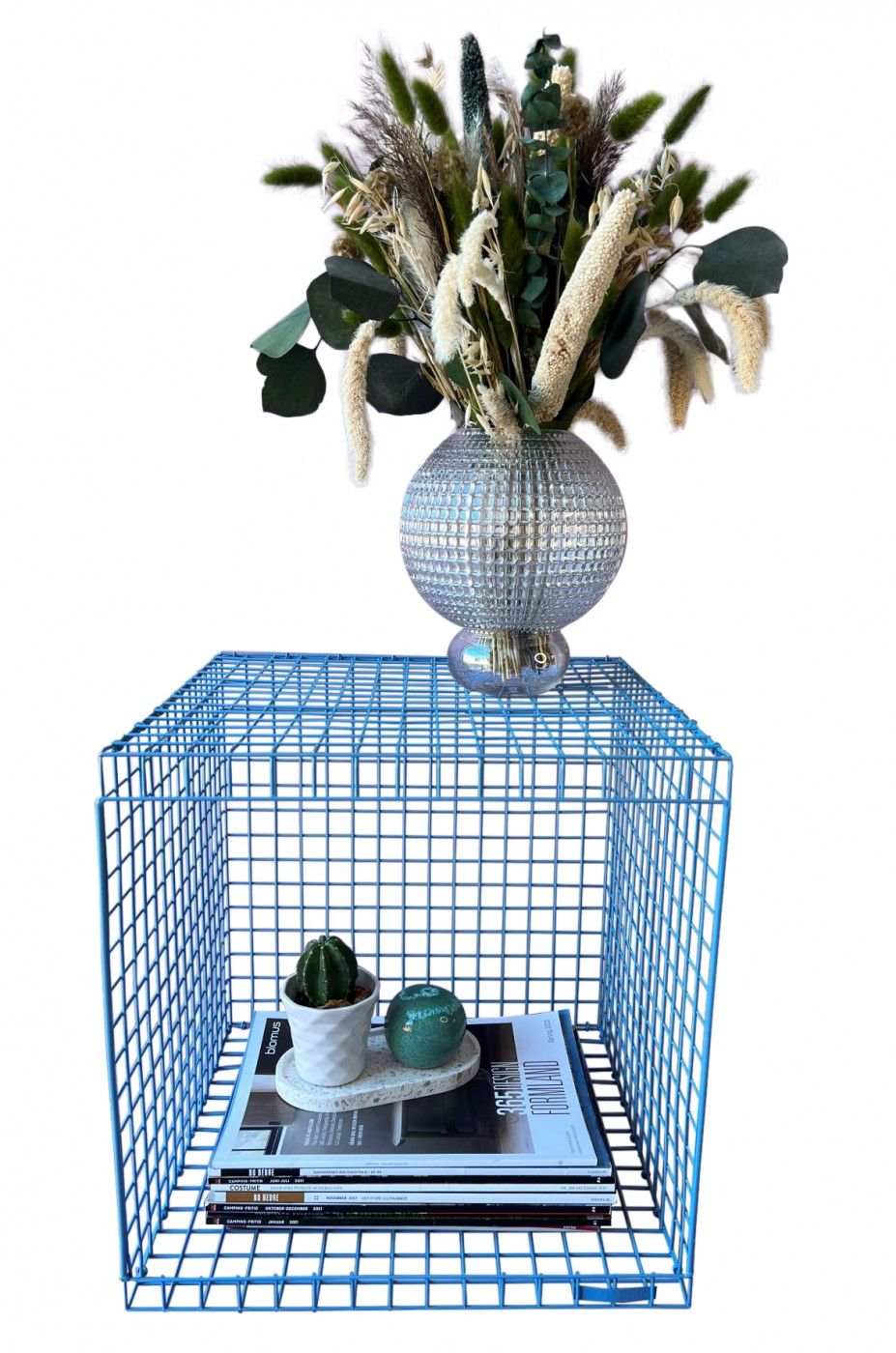 Kalager Design Wire Cubic, Pastel Blue