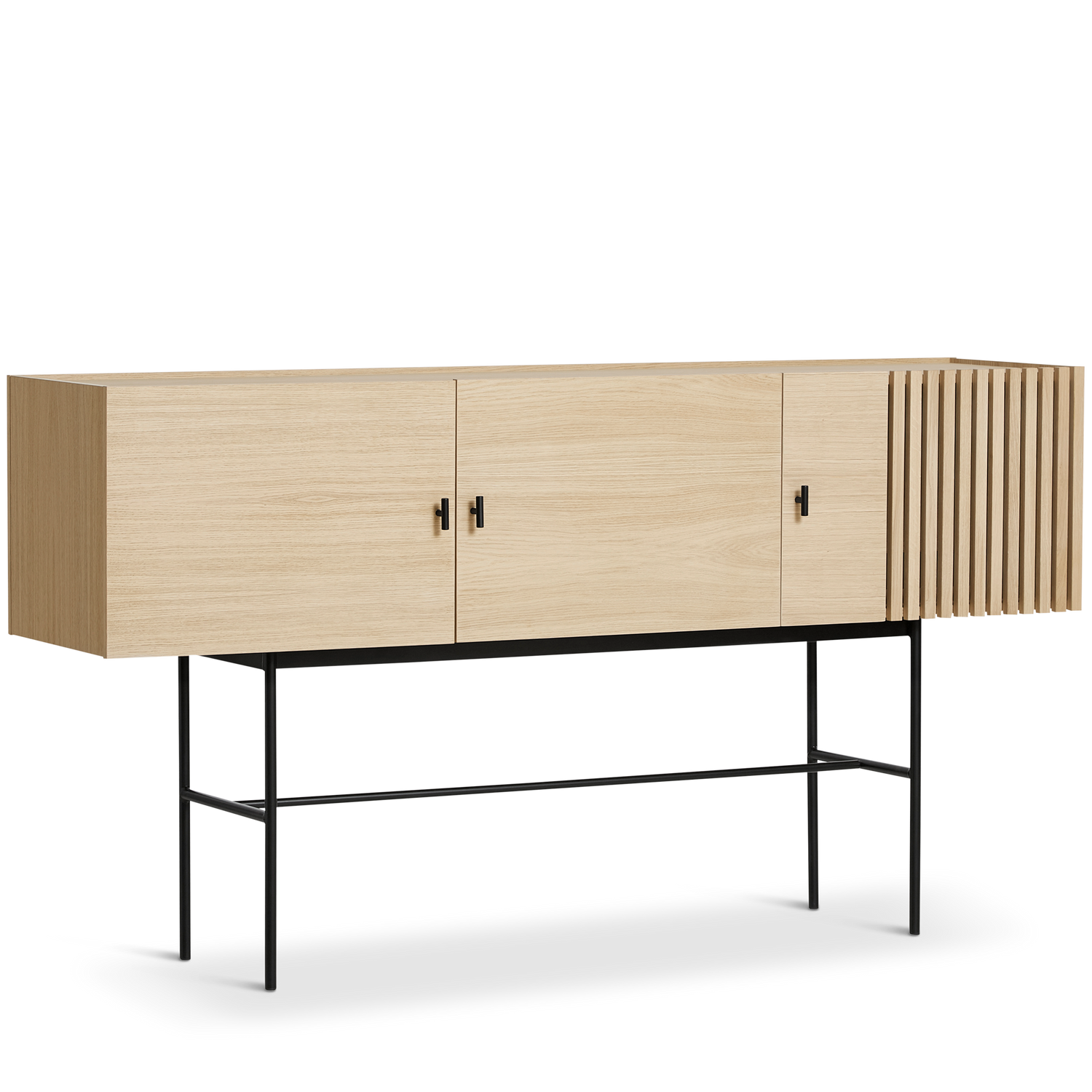 WOUD -  Array sideboard (180 cm) - White pigmented oak