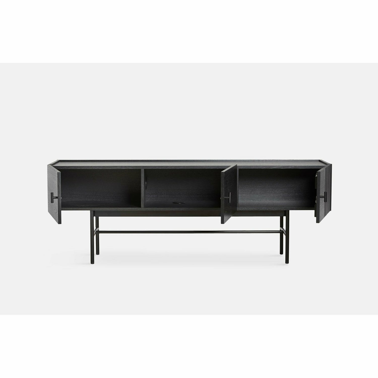 WOUD -  Array low sideboard (150 cm) - Black