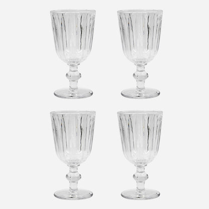 Nicolas Vahe wine glasses, Groove, Clear-H: 16 cm, DIA: 8.5 cm
